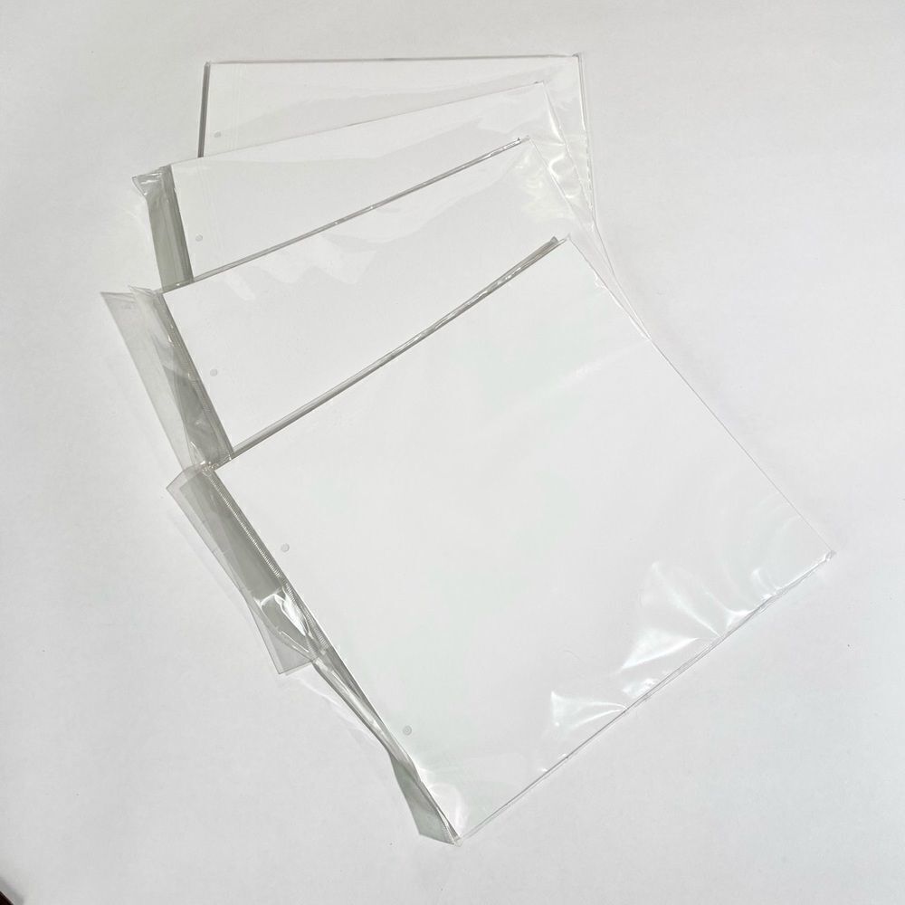 Custom cut predrilled photography portfolio paper